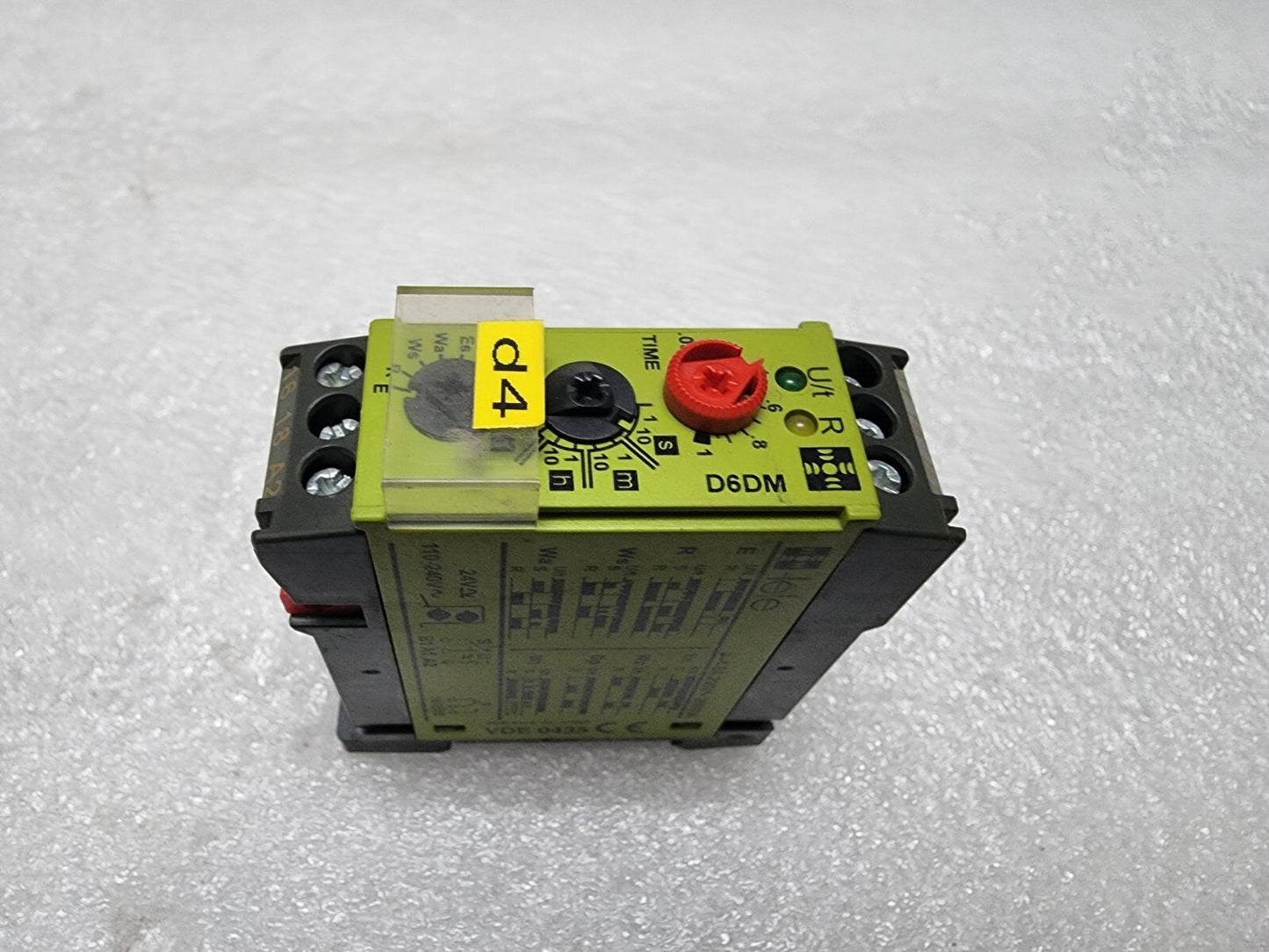 TELE D6DM MULTIFUNCTION TIME RELAY 24VAC-DC / 110-240VAC