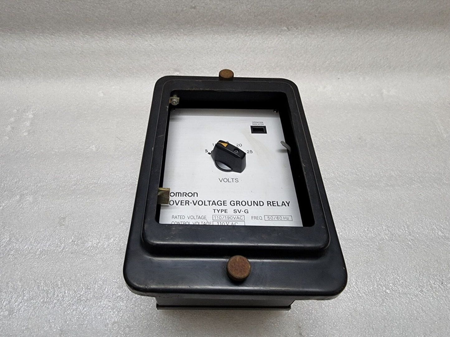 OMRON SV-G OVER-VOLTAGE GROUND RELAY 110VAC