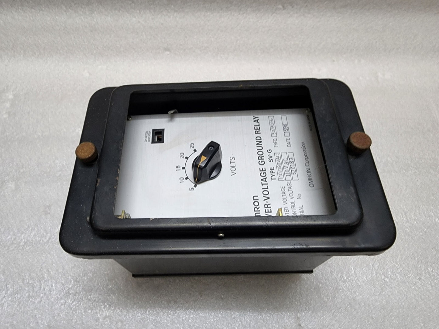 OMRON SV-G OVER-VOLTAGE GROUND RELAY 110VAC