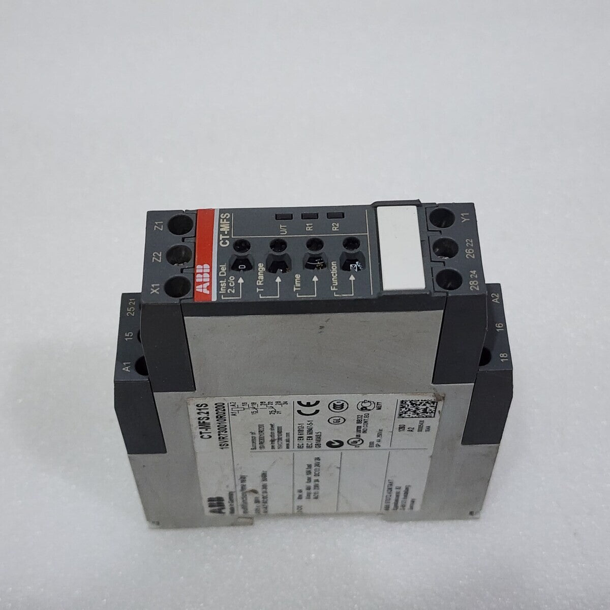 ABB CT-MFS.21S MULTIFUNCTION TIME RELAY 1SVR730010R0200 24-240VAC/DC