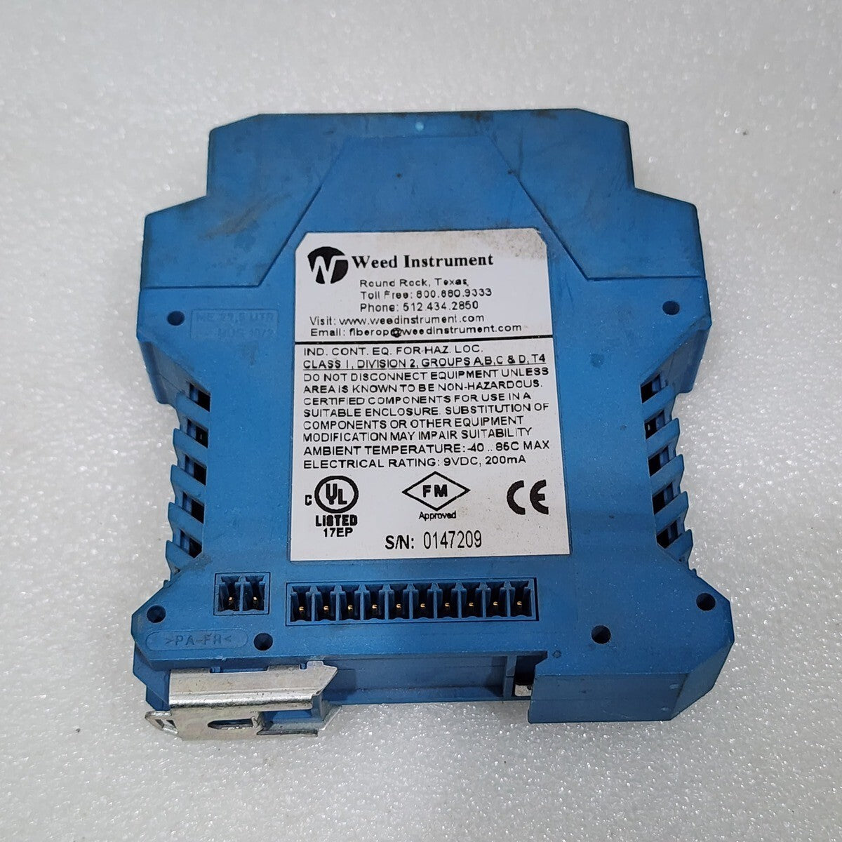 WEED INSTRUMENT EO TEC 2000 POWER SUPPLY MODULE 2A08