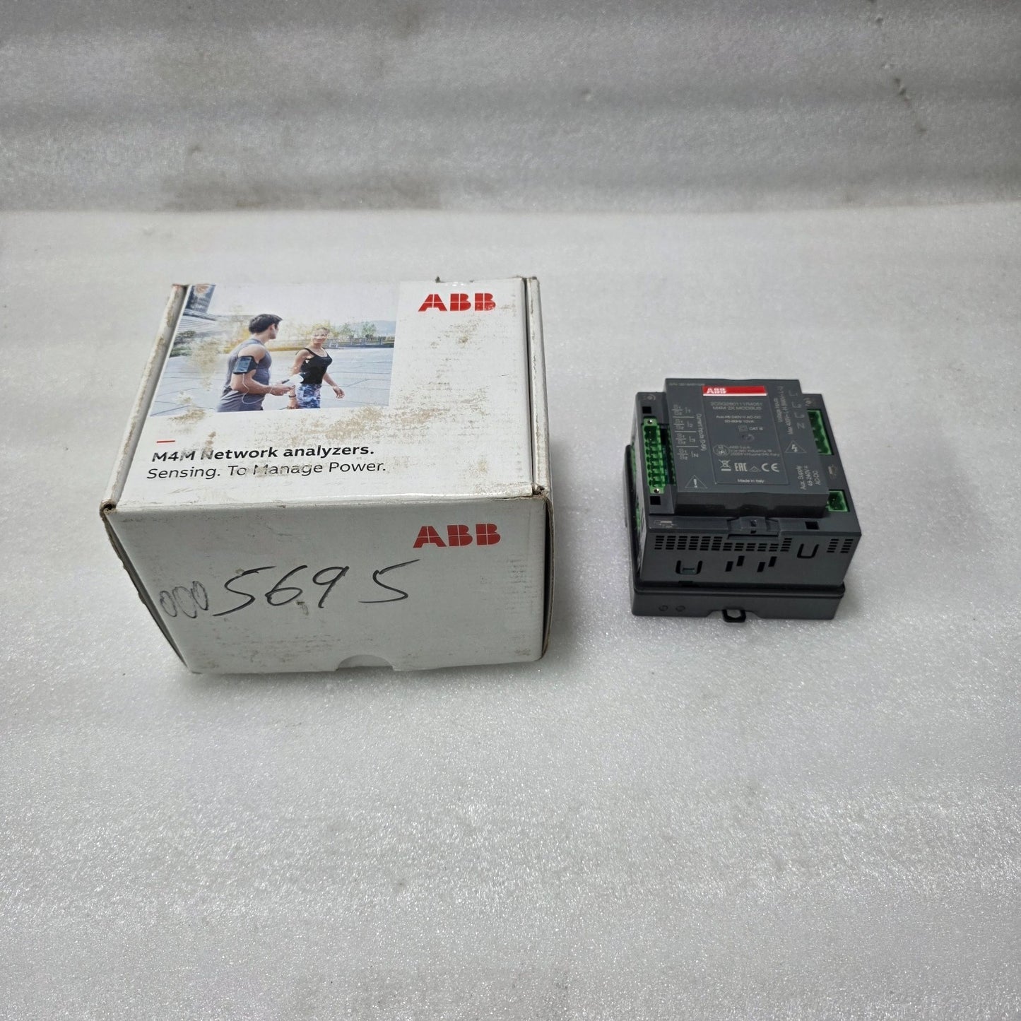 ABB M4M 2X MODBUS NETWORK ANALYZER 2CSG260111R4051 | 3-PHASE POWER METER 48–24V