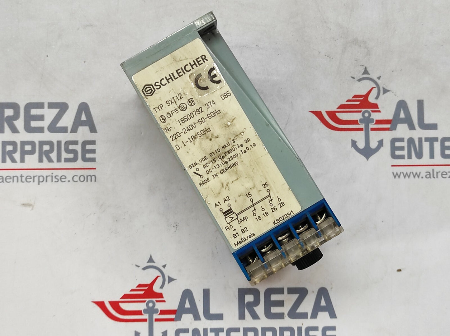 SCHLEICHER SXT 12 CURRENT RELAY 118500792 374 085 220-240V