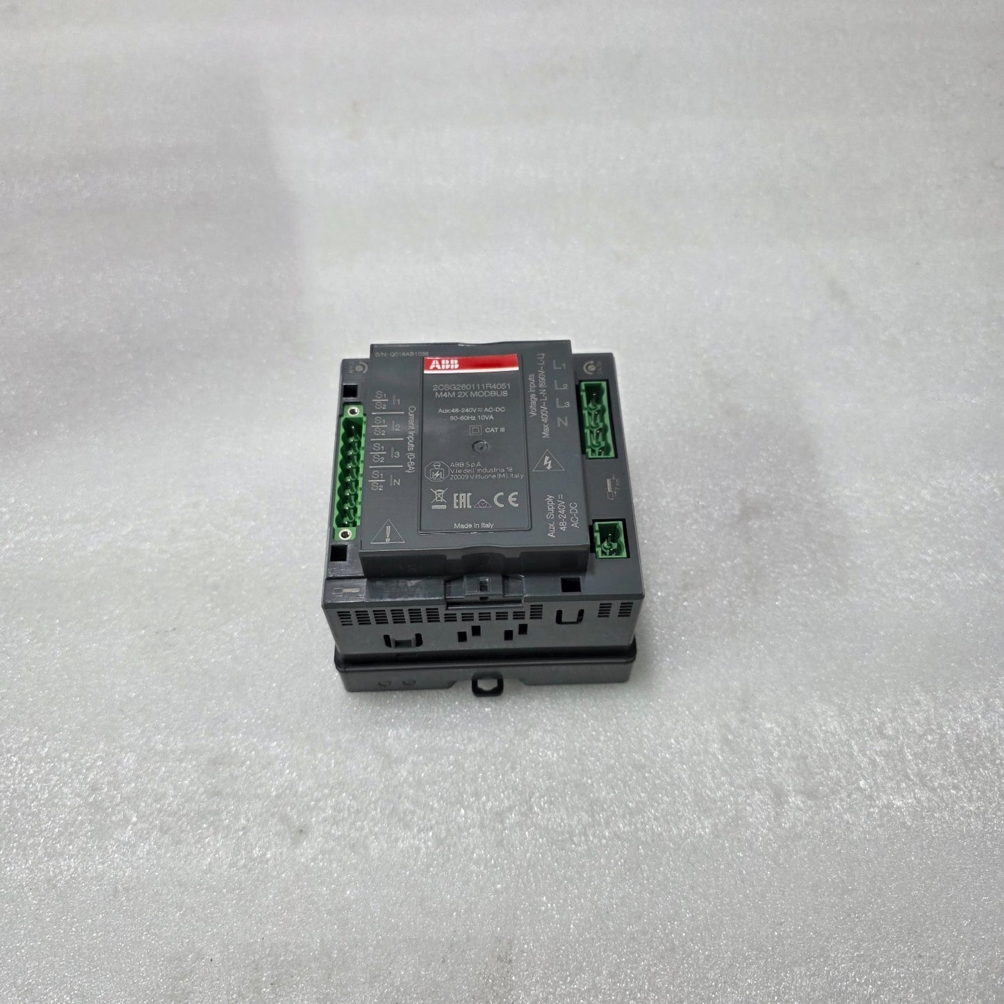 ABB M4M 2X MODBUS NETWORK ANALYZER 2CSG260111R4051 | 3-PHASE POWER METER 48–24V