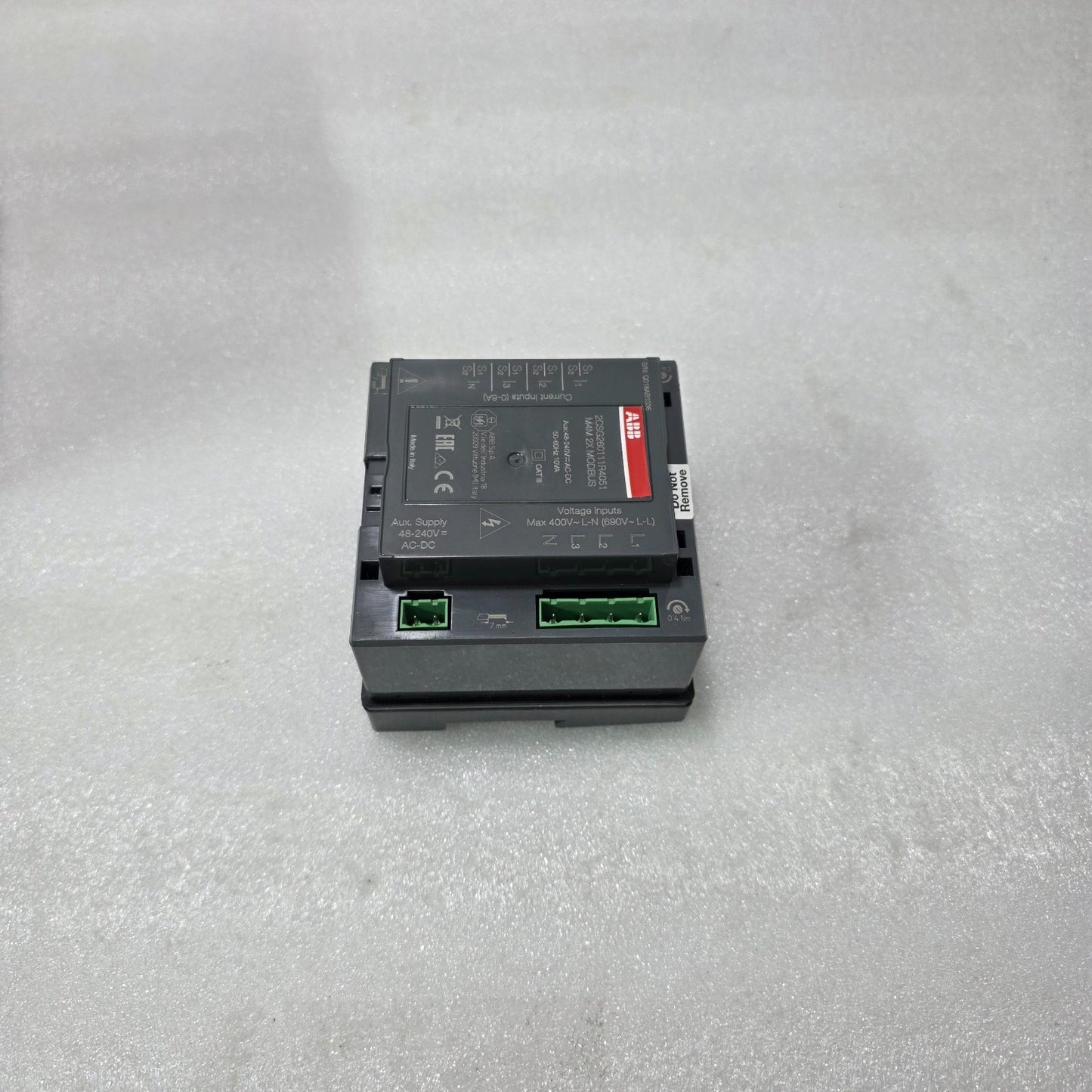 ABB M4M 2X MODBUS NETWORK ANALYZER 2CSG260111R4051 | 3-PHASE POWER METER 48–24V