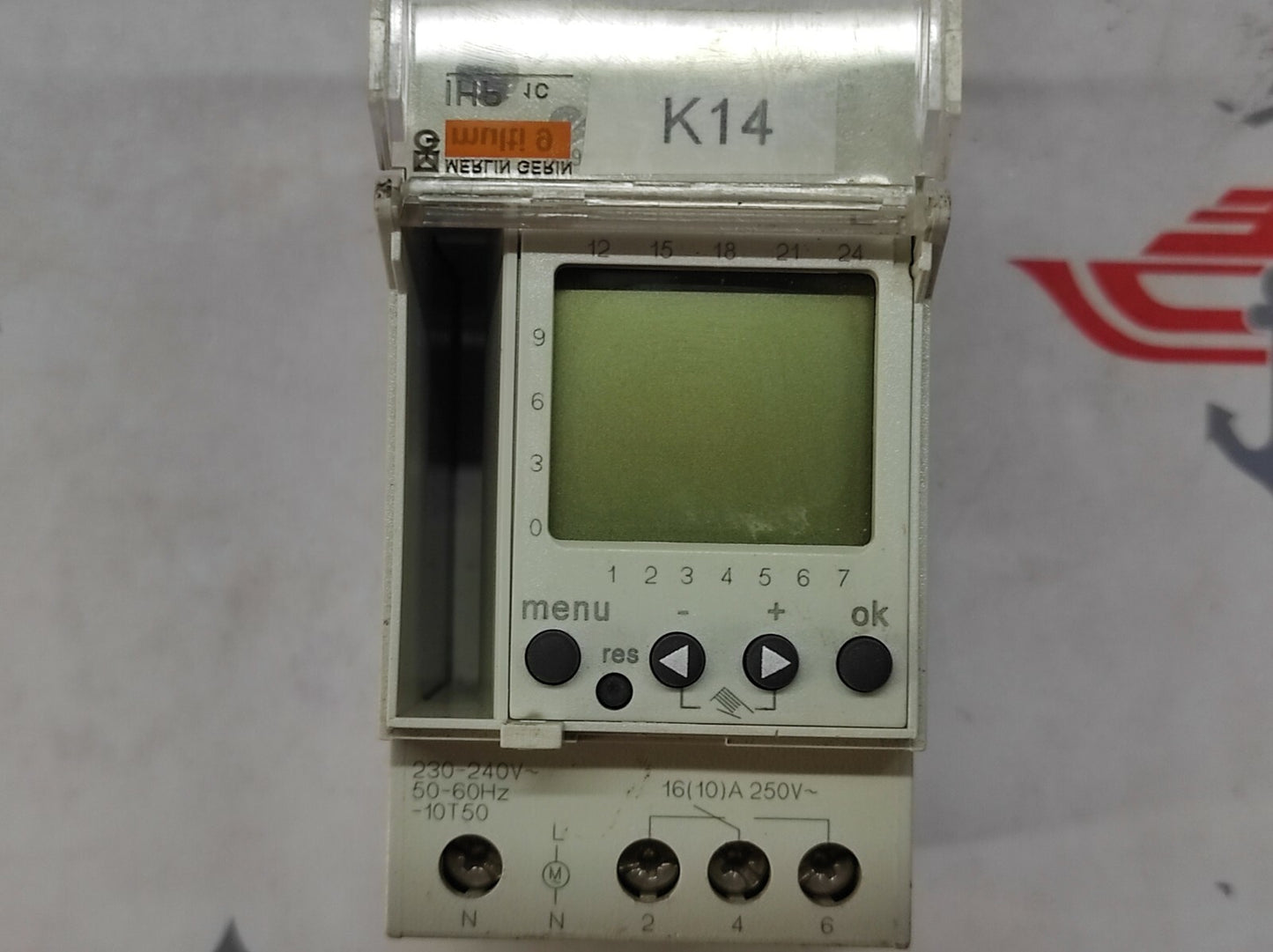MERLIN GERIN 15720 7DAY 1 HP 1 CHANNEL TIMER