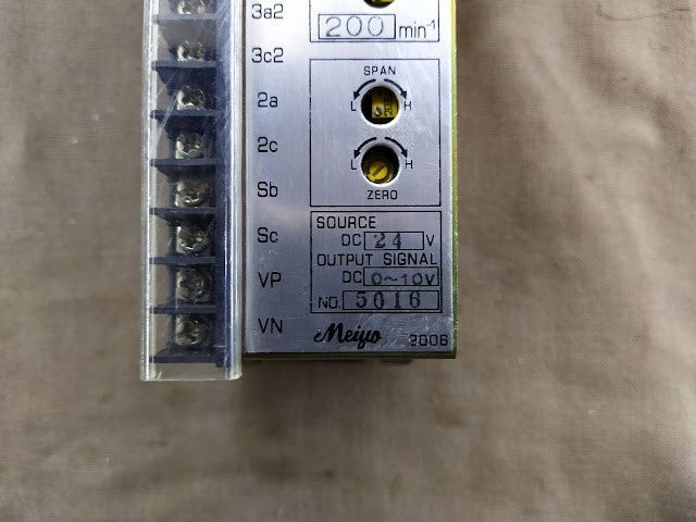 MEIYO SPR-P06 V SPEED RELAY SPR-P06V 24 VDC