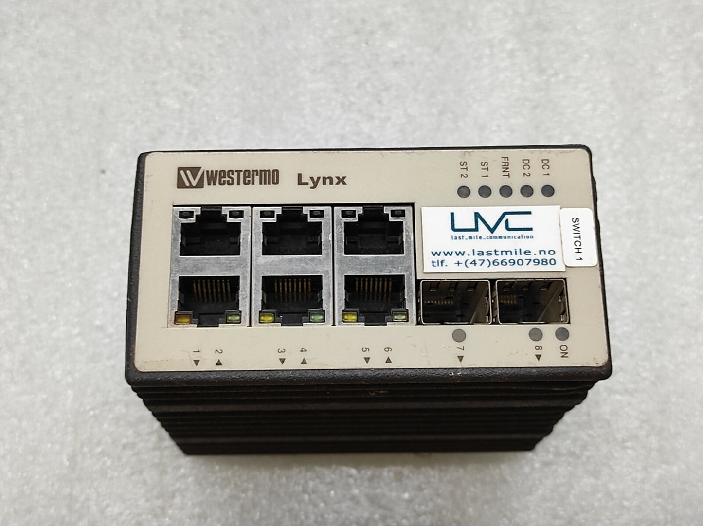WESTERMO LYNX 3640-1180 ETHERNET SWITCH 19-60VDC