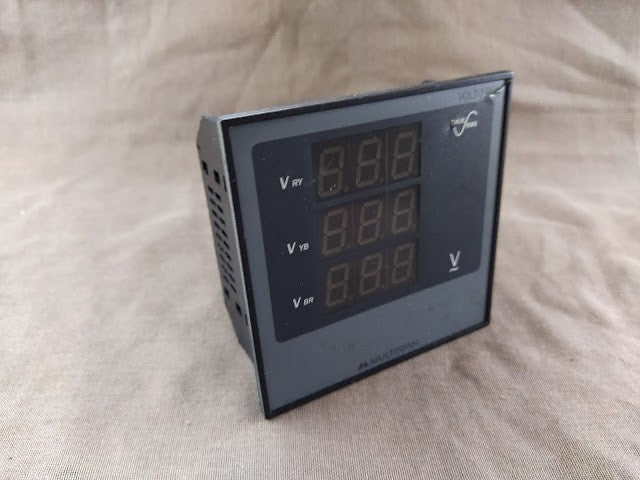 MULTISPAN VOLT-19N 3-PHASE VOLTAGE METER VOLT19N