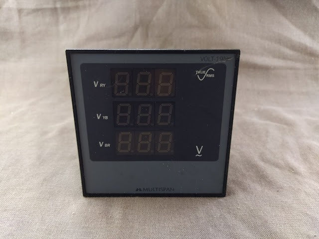 MULTISPAN VOLT-19N 3-PHASE VOLTAGE METER VOLT19N