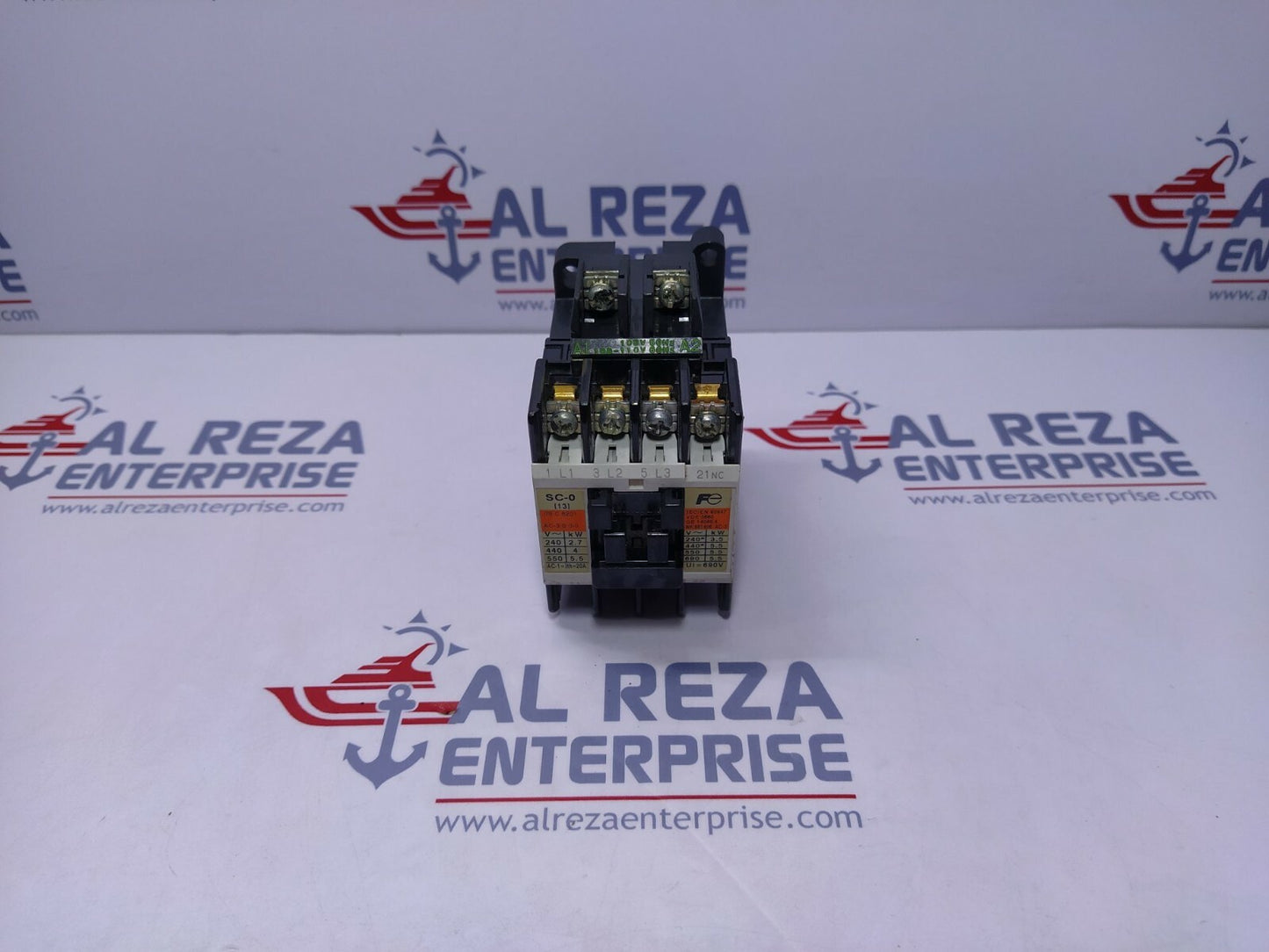 FUJI ELECTRIC SC-0 MAGNETIC CONTACTOR 3-POLE 20A MOTOR CONTACTOR, COIL 100-110V