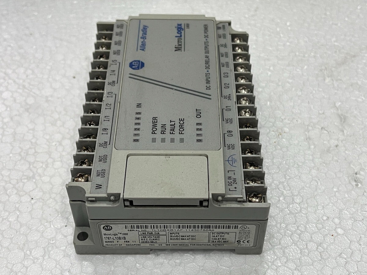 ALLEN BRADLEY MICROLOGIX 1000 CAT 1761-L10BXB SER F
