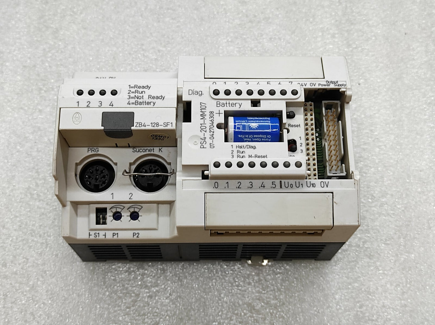 MOELLER PS4-201-MM107 PROGRAMMABLE LOGIC CONTROLLER 24V DC