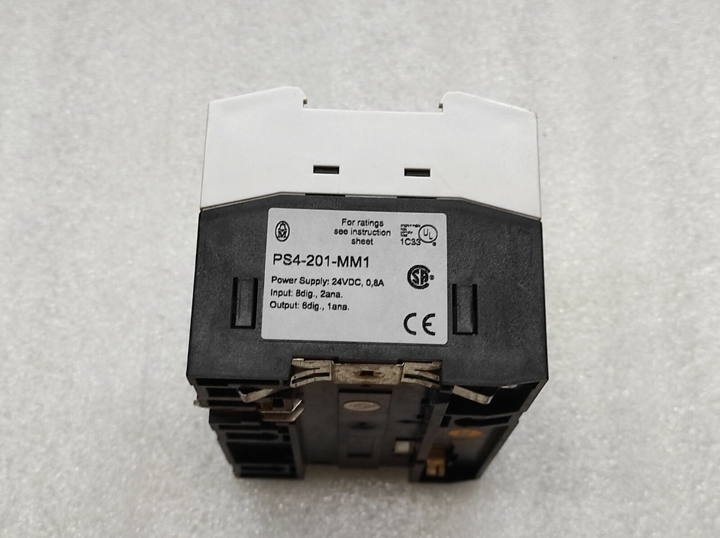 MOELLER PS4-201-MM107 PROGRAMMABLE LOGIC CONTROLLER 24V DC
