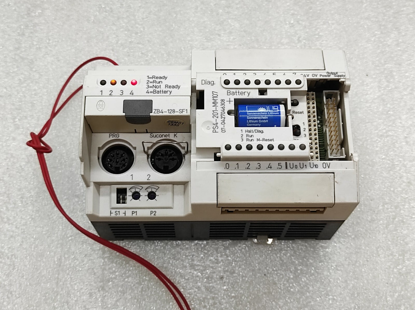MOELLER PS4-201-MM107 PROGRAMMABLE LOGIC CONTROLLER 24V DC