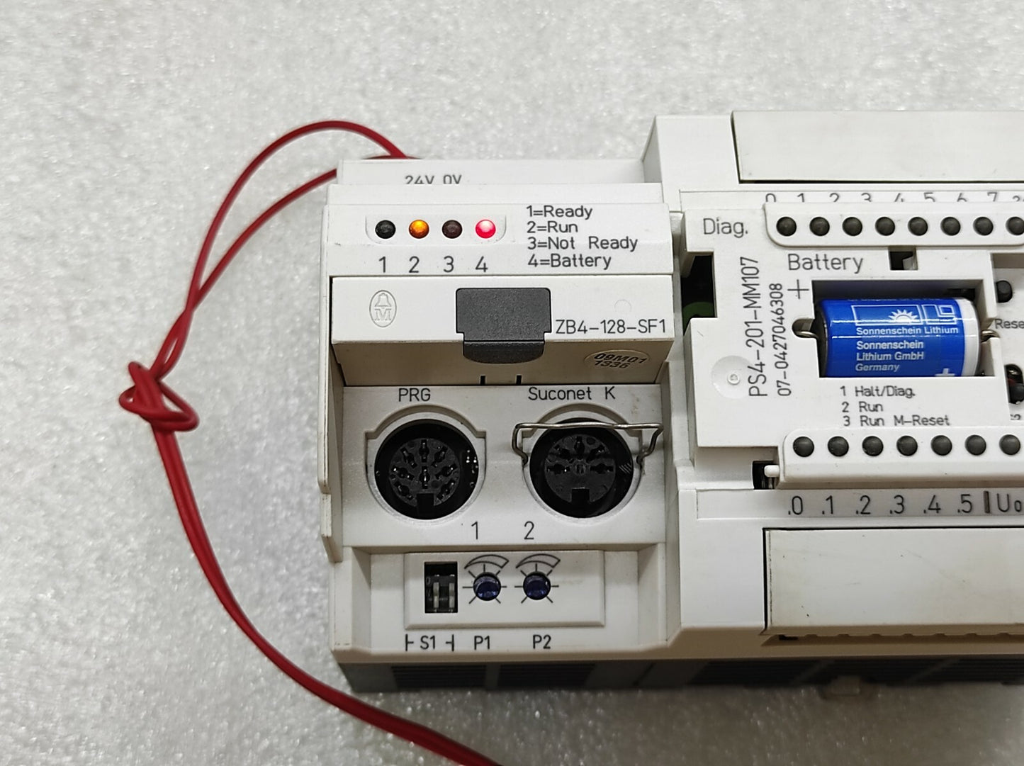 MOELLER PS4-201-MM107 PROGRAMMABLE LOGIC CONTROLLER 24V DC