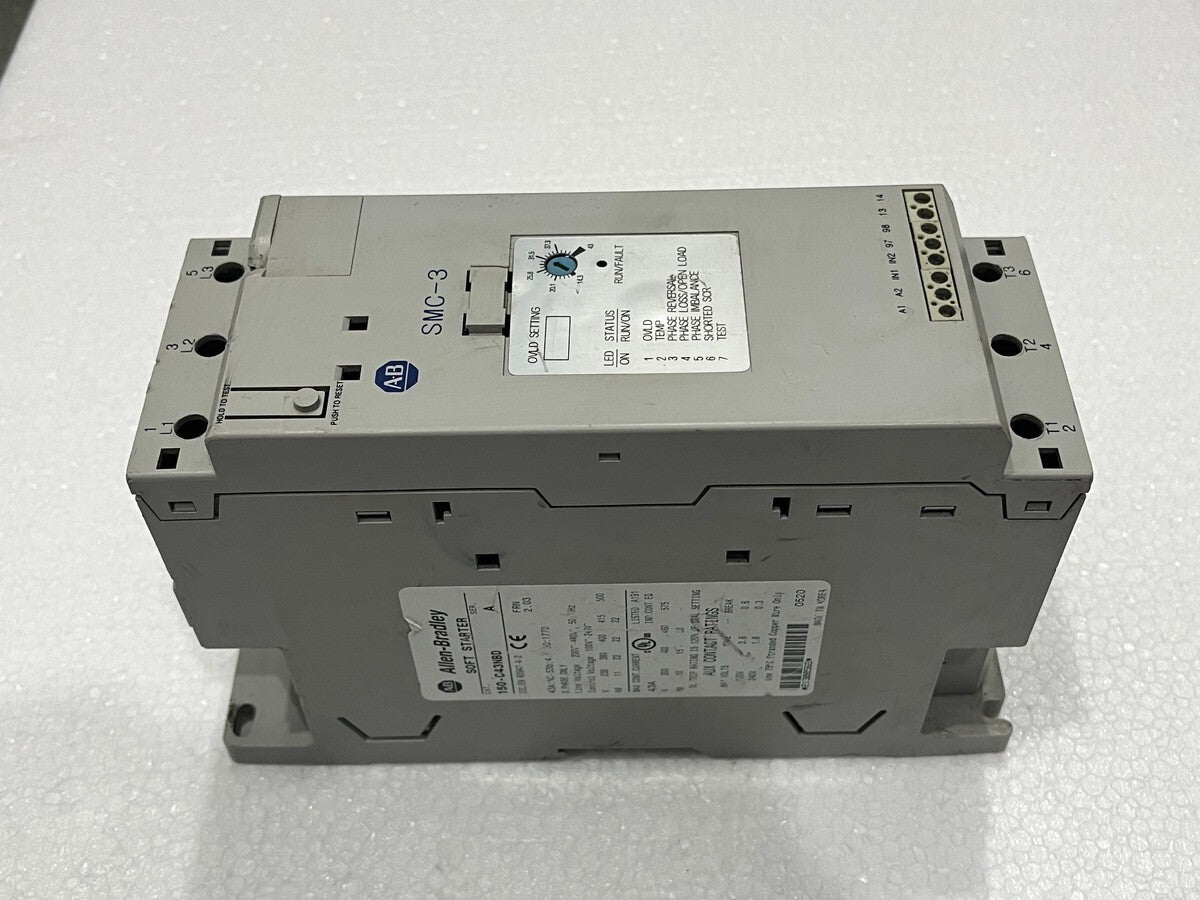ALLEN BRADLEY CAT 150-C43NBD SER A SOFT STARTER