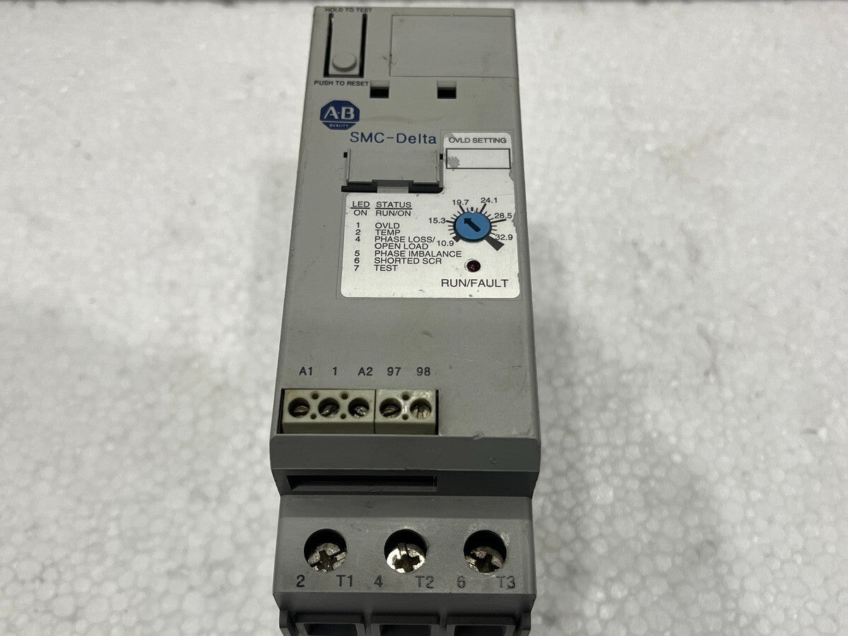 ALLEN BRADLEY SMC-DELTA CAT 150-D32NBR SOFT STARTER SER A WITHOUT FAN