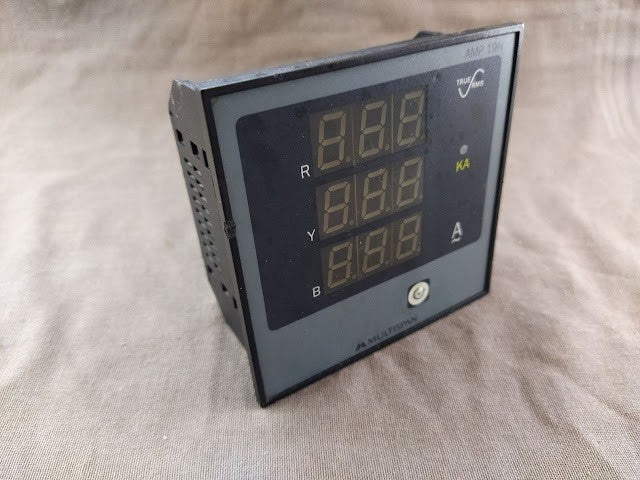 MULTISPAN AMP 19N 3-PHASE DIGITAL AMPERE METER AMP19N