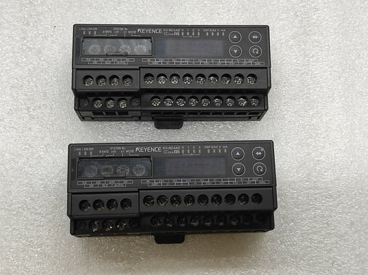 KEYENCE KV-RC4AD ANALOG INPUT MODULE 24VDC