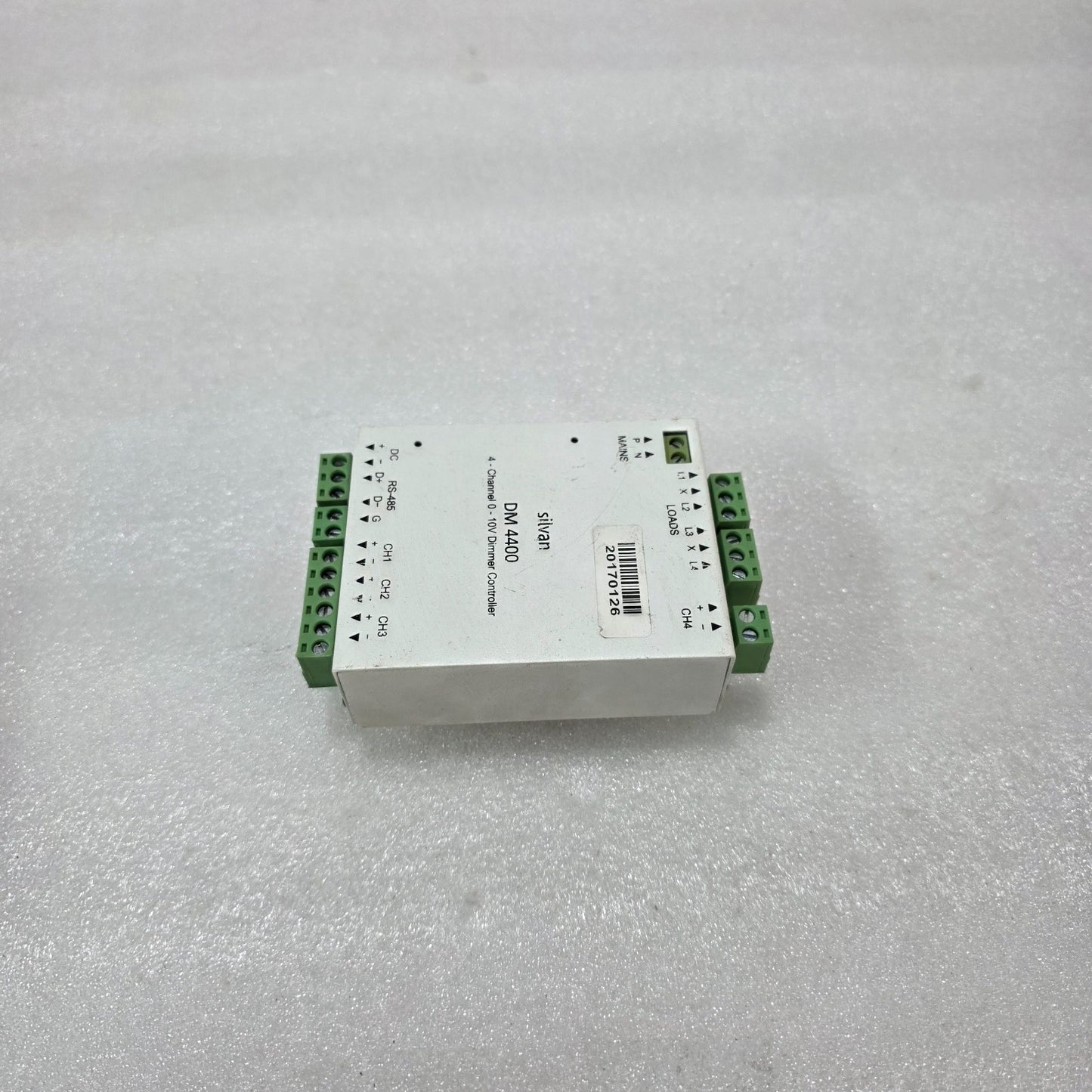 SILVAN DM 4400 4-CHANNEL 0–10V DIMMER CONTROLLER – LIGHTING CONTROL MODULE FOR A