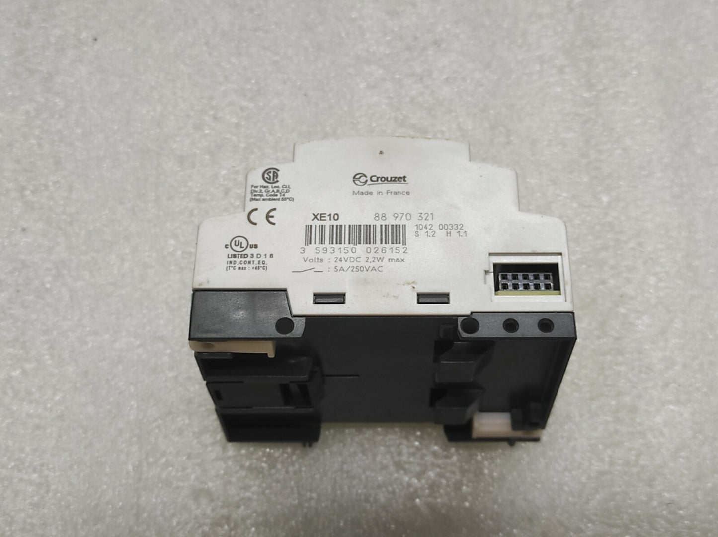 CROUZET XE10 88970321 I/O EXTENSION MODULE