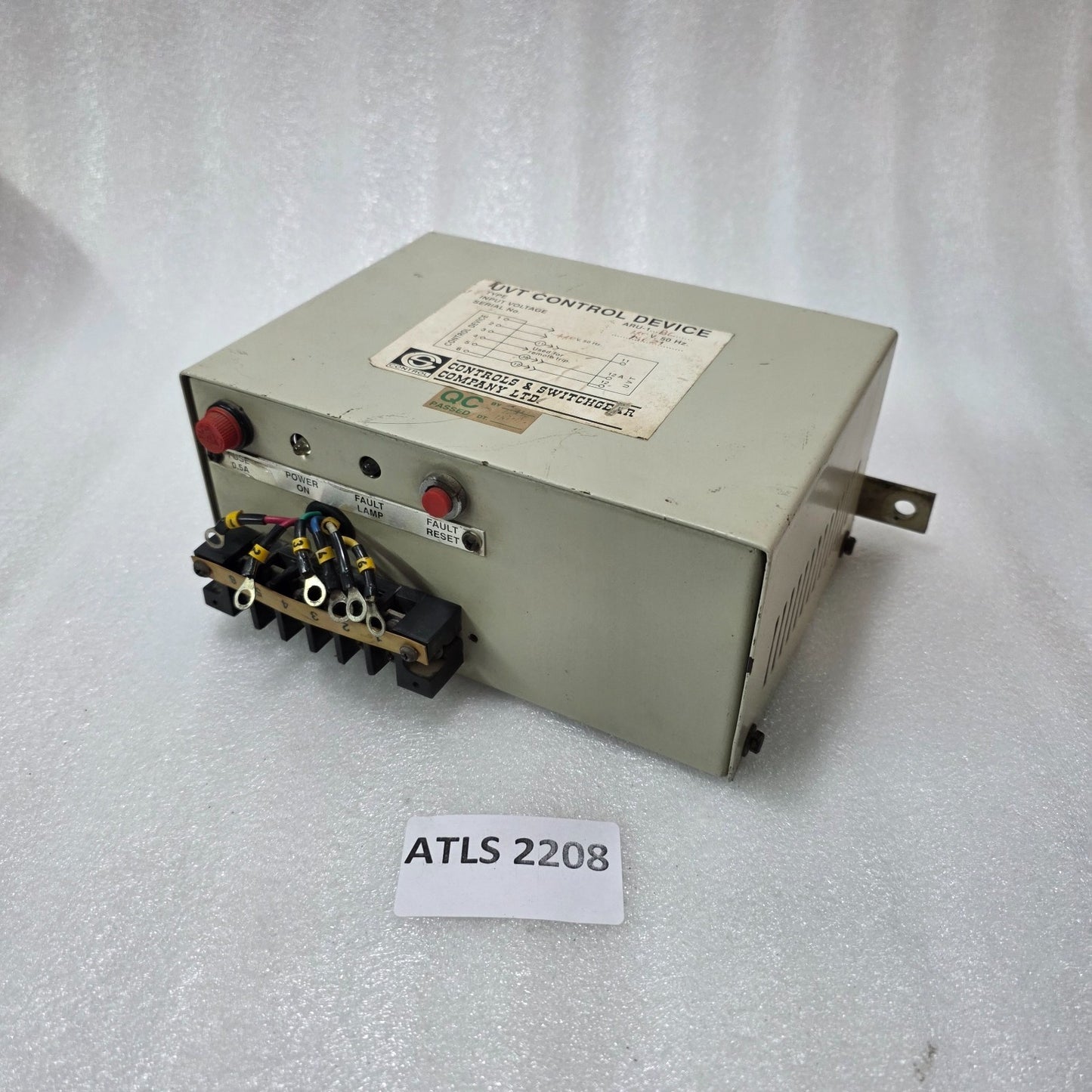UVT CONTROL DEVICE ARU-1 AC 110V 50HZ | UNDERVOLTAGE TRIP MODULE FOR CIRCUIT BRE