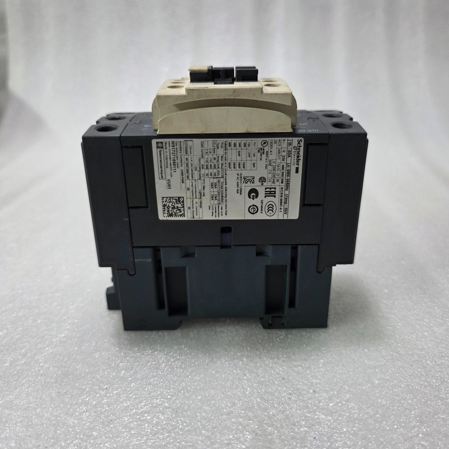 S ELECTRIC LC1D40A TESYS D AC CONTACTOR 40A 3 POLE | 11–30KW MOTOR CONTROL | 230