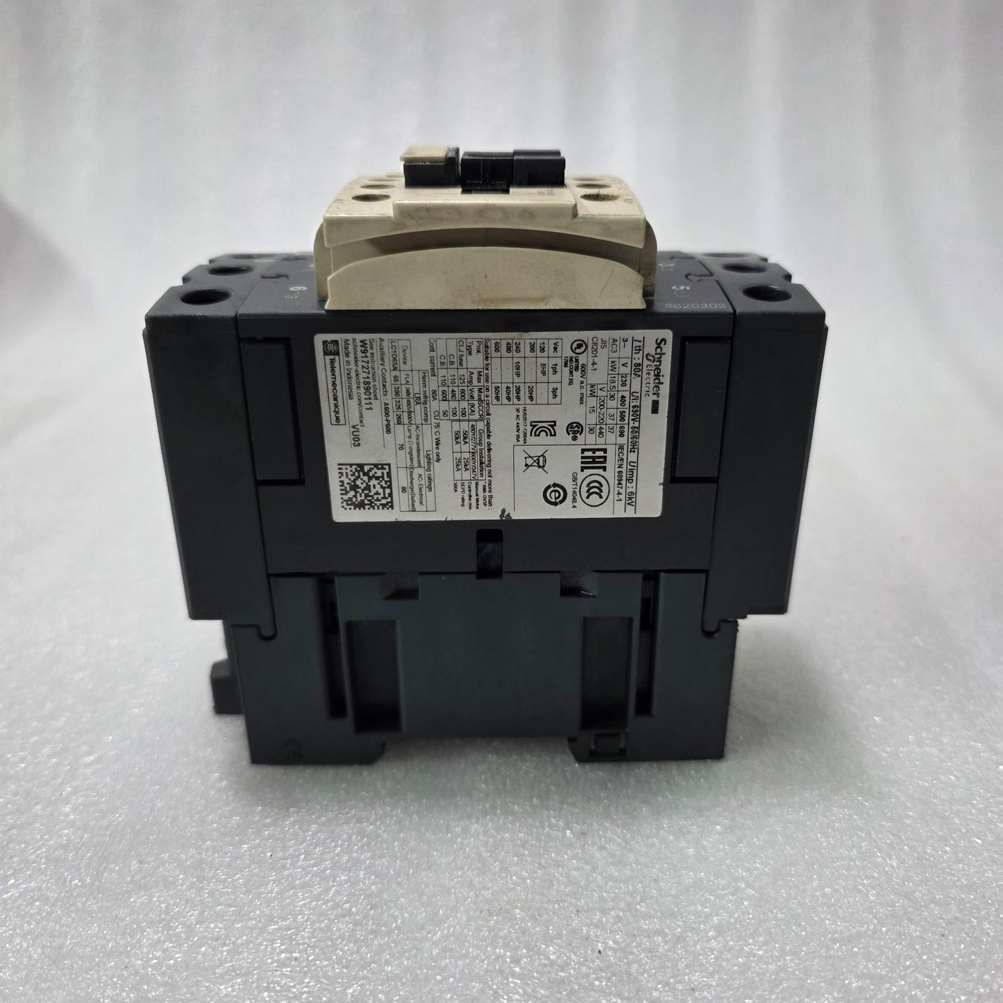 S ELECTRIC LC1D65A TESYS D AC CONTACTOR 65A 3 POLE | 18.5–37KW MOTOR CONTROL