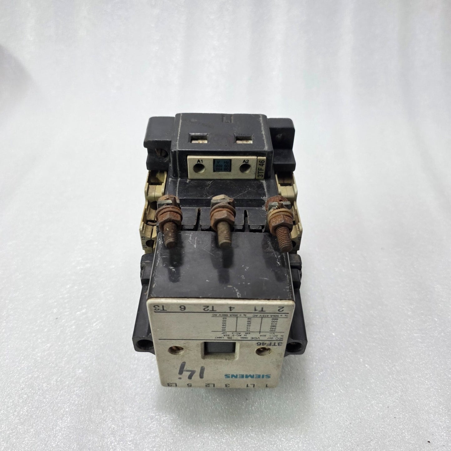 SIEMENS 3TF46 AC CONTACTOR 45A 3 POLE | 220–660V MOTOR CONTACTOR |COIL 220–264V