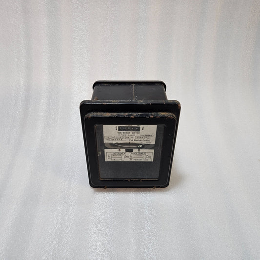 FUJI ELECTRIC FD13HV 3-PHASE 3-WIRE WATTHOUR METER, 115V, 5A, 60HZ, CT/PT OPERAT