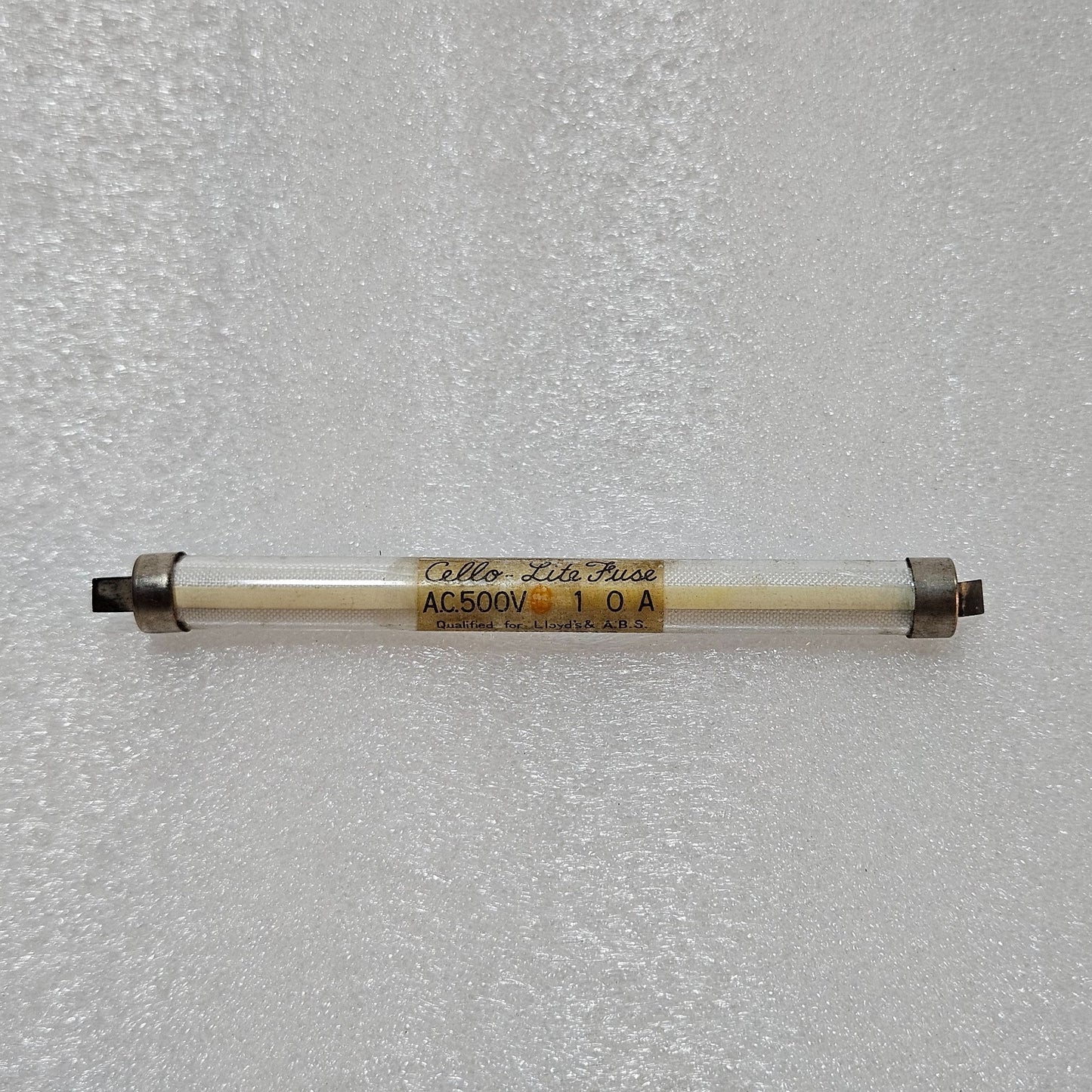 CELLO-LITE FUSE AC 500V 10A MARINE APPROVED – LLOYD’S & ABS CERTIFIED MK3013