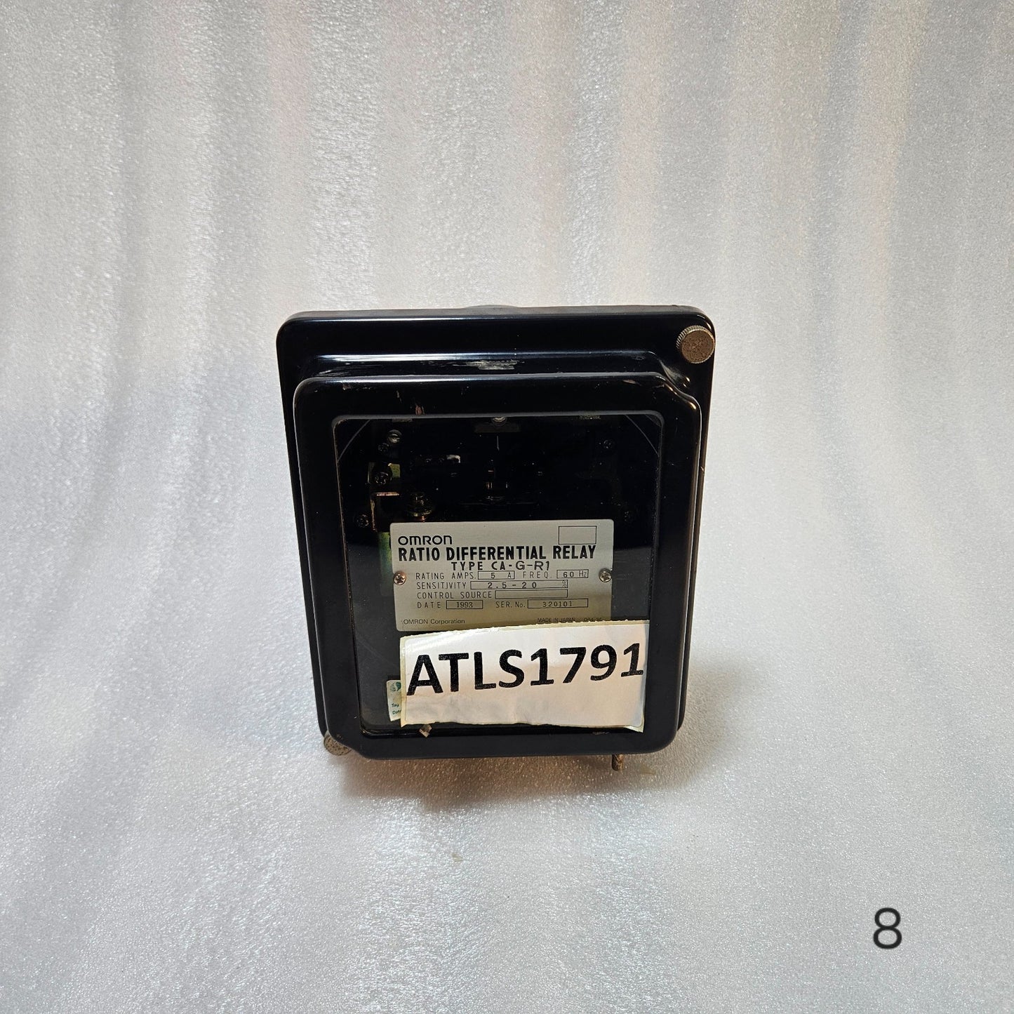 OMRON CA-G-R1 RATIO DIFFERENTIAL RELAY 5A 60HZ PROTECTIVE RELAY – MADE IN JAPAN