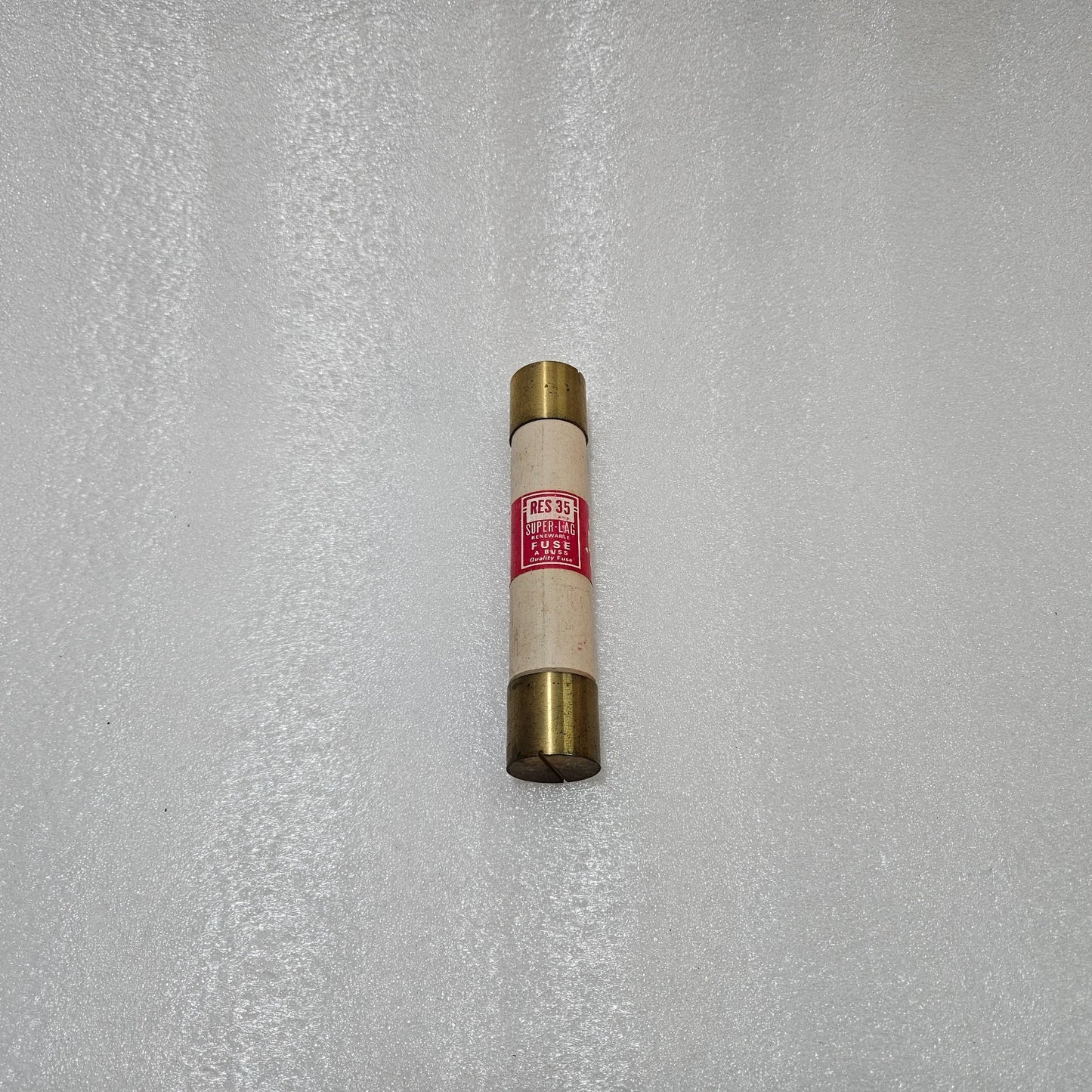 BUSSMANN RES-35 SUPER-LAG RENEWABLE FUSE 35A 600V INDUSTRIAL CARTRIDGE FUSE (MCG