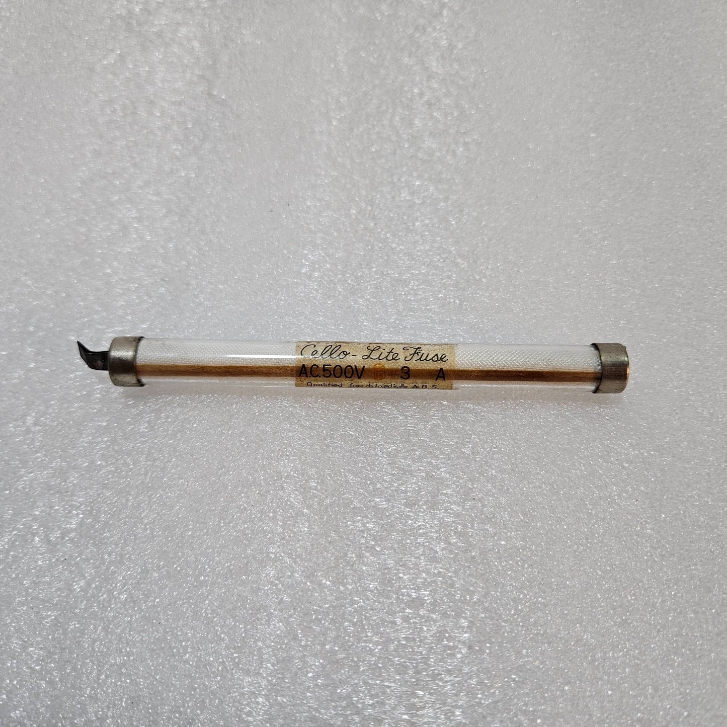 CELLO-LITE MARINE FUSE AC 500V 3A – LLOYD’S & ABS APPROVED CERTIFIED MK3013