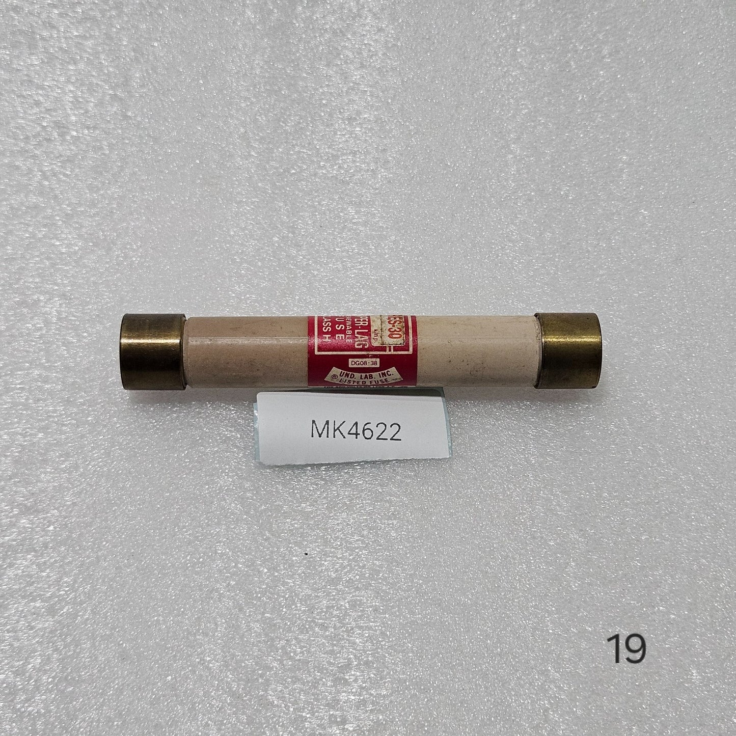 BUSSMANN RES-30 SUPER-LAG RENEWABLE FUSE, CLASS H, 30A, 600V AC