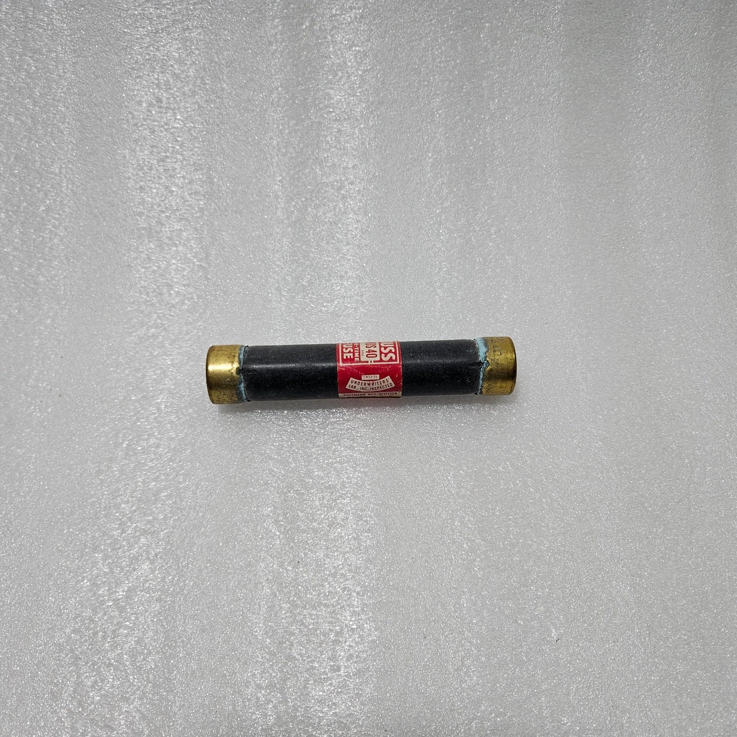 BUSSMANN NOS-40 ONE-TIME FUSE 40A INDUSTRIAL CARTRIDGE FUSE – BUSSMANN MFG DIVIS