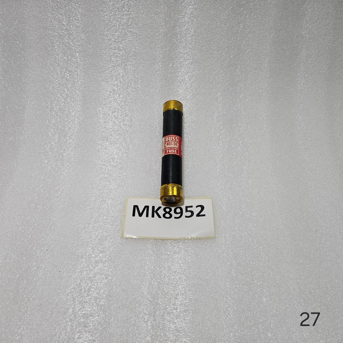 BUSSMANN NOS-50 ONE-TIME FUSE 50A 600V INDUSTRIAL CARTRIDGE FUSE – BUSS MFG DIVI