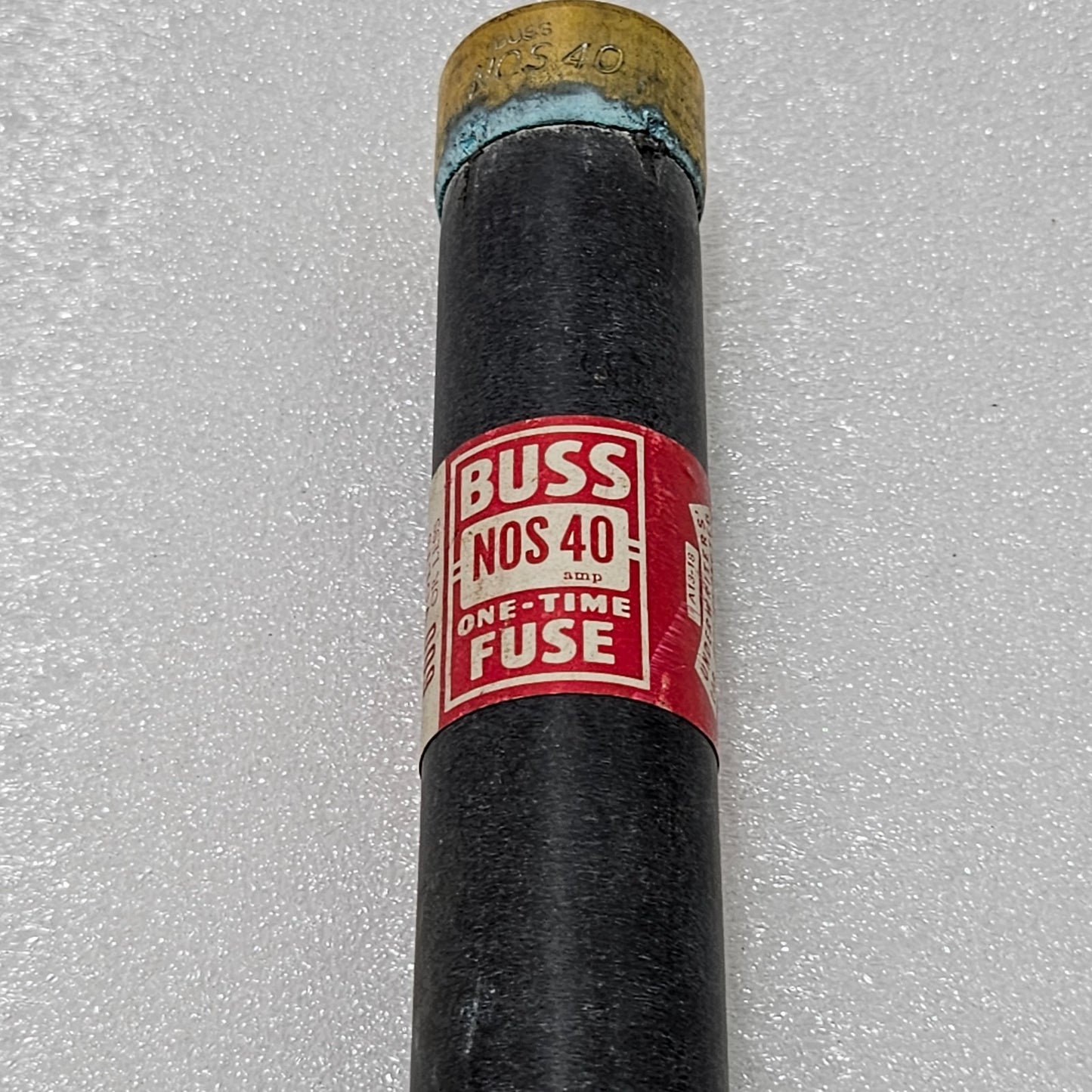 BUSSMANN NOS-40 ONE-TIME FUSE 40A INDUSTRIAL CARTRIDGE FUSE – BUSSMANN MFG DIVIS