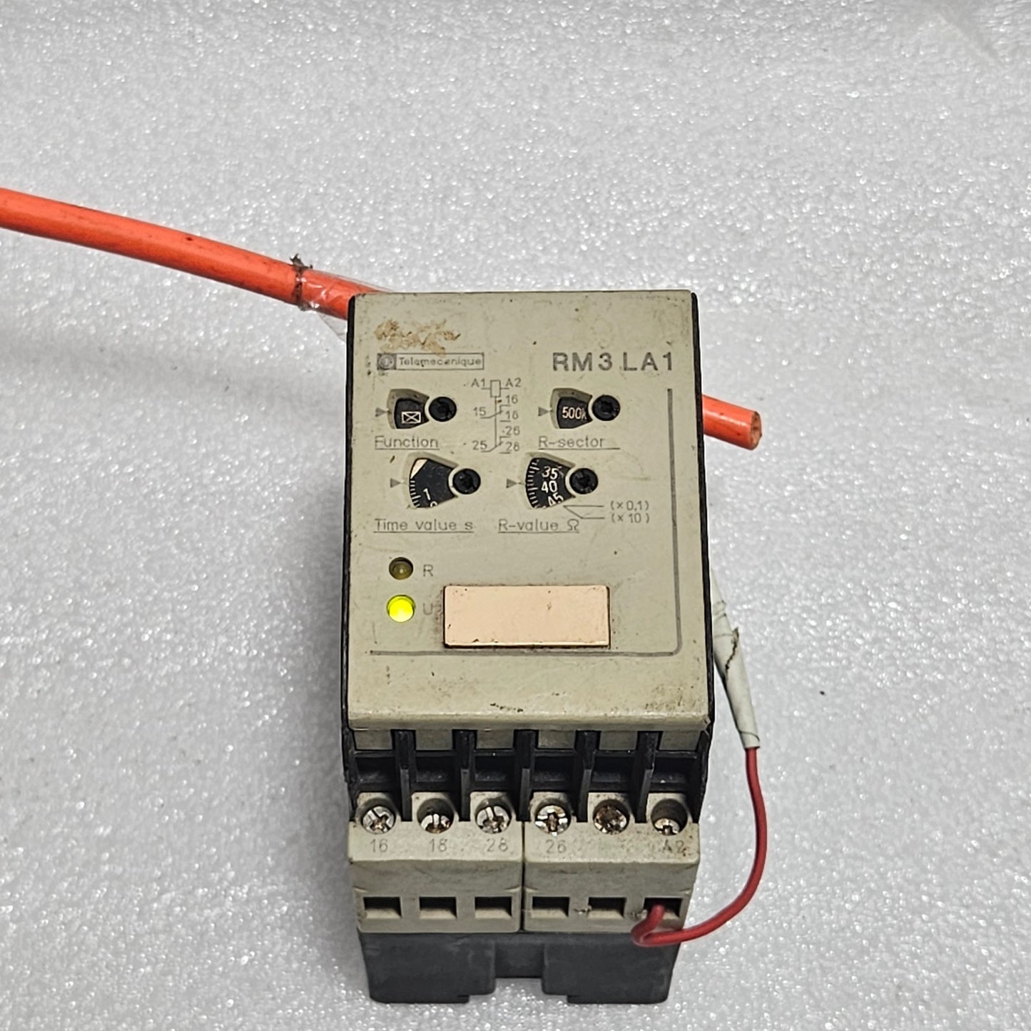 TELEMECANIQUE RM3LA111MU7 LIQUID LEVEL CONTROL RELAY, RM3 SERIES DAMAGE