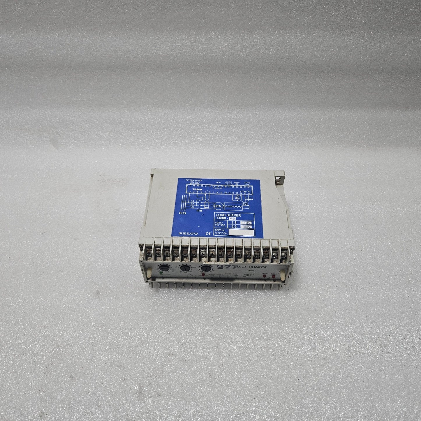SELCO T4800-46 LOAD SHARER CONTROLLER, GENERATOR SYNCHRONIZING & LOAD SHARING MO