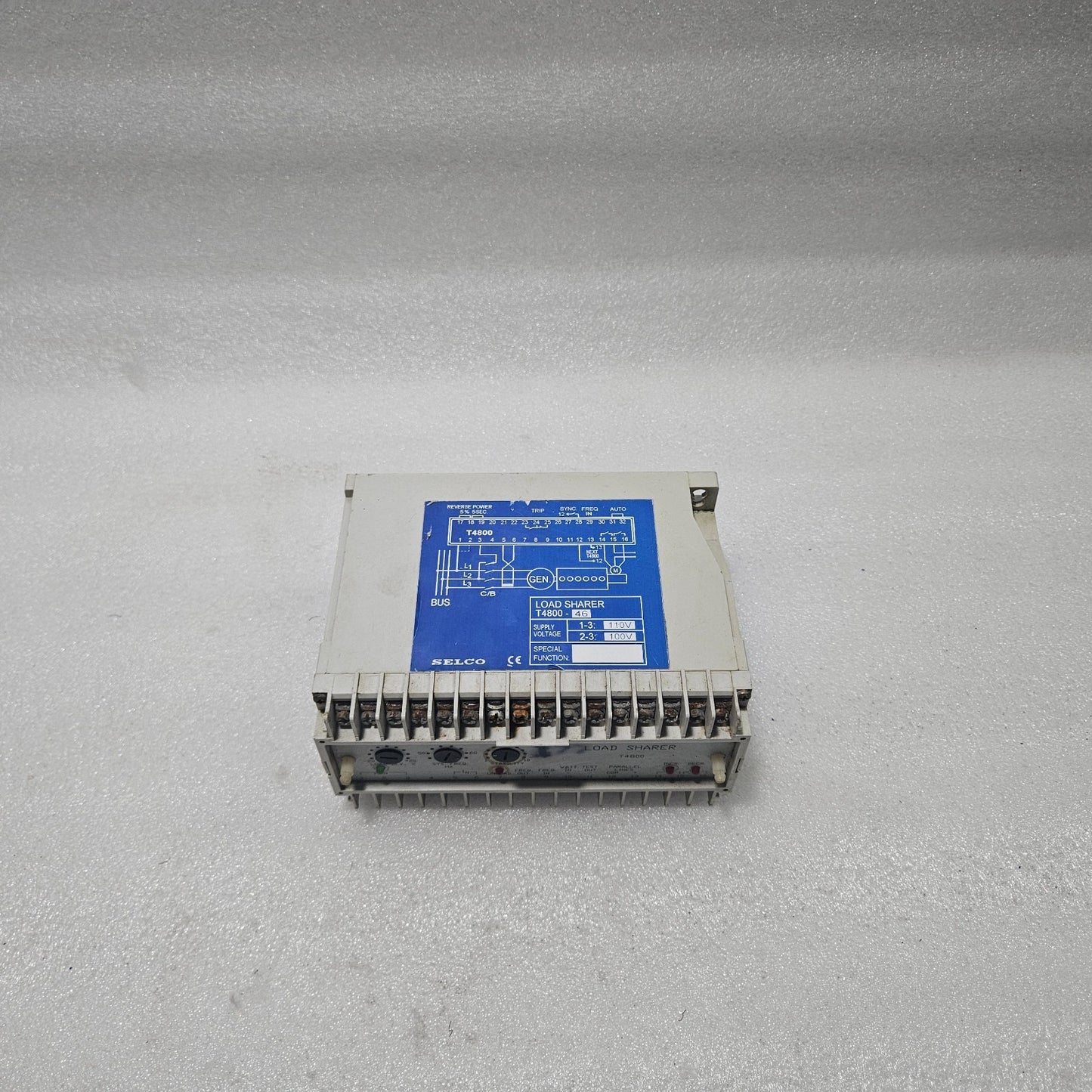 SELCO T4800-46 LOAD SHARER CONTROLLER, GENERATOR SYNCHRONIZING & LOAD SHARING MO