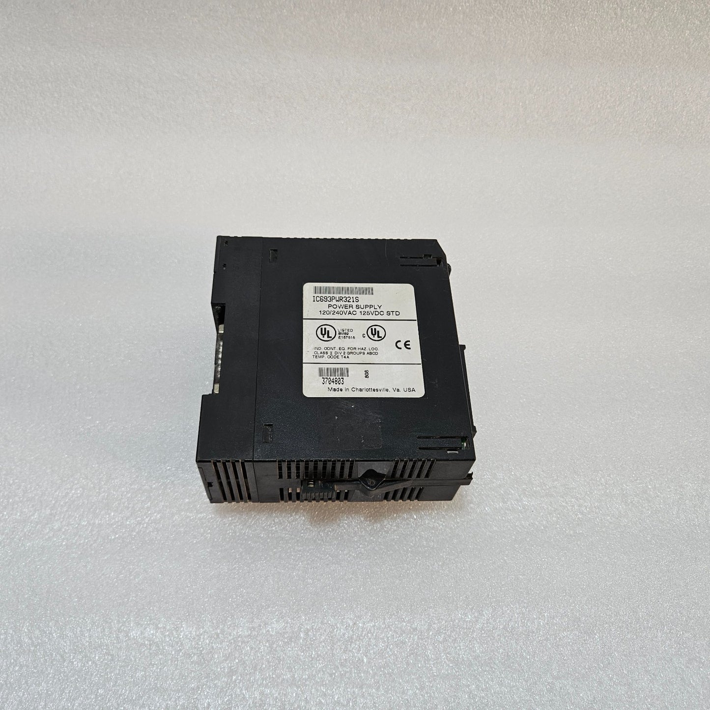 GE FANUC IC693PWR321S PLC POWER SUPPLY MODULE 120/240VAC 125VDC STD MADE IN USA