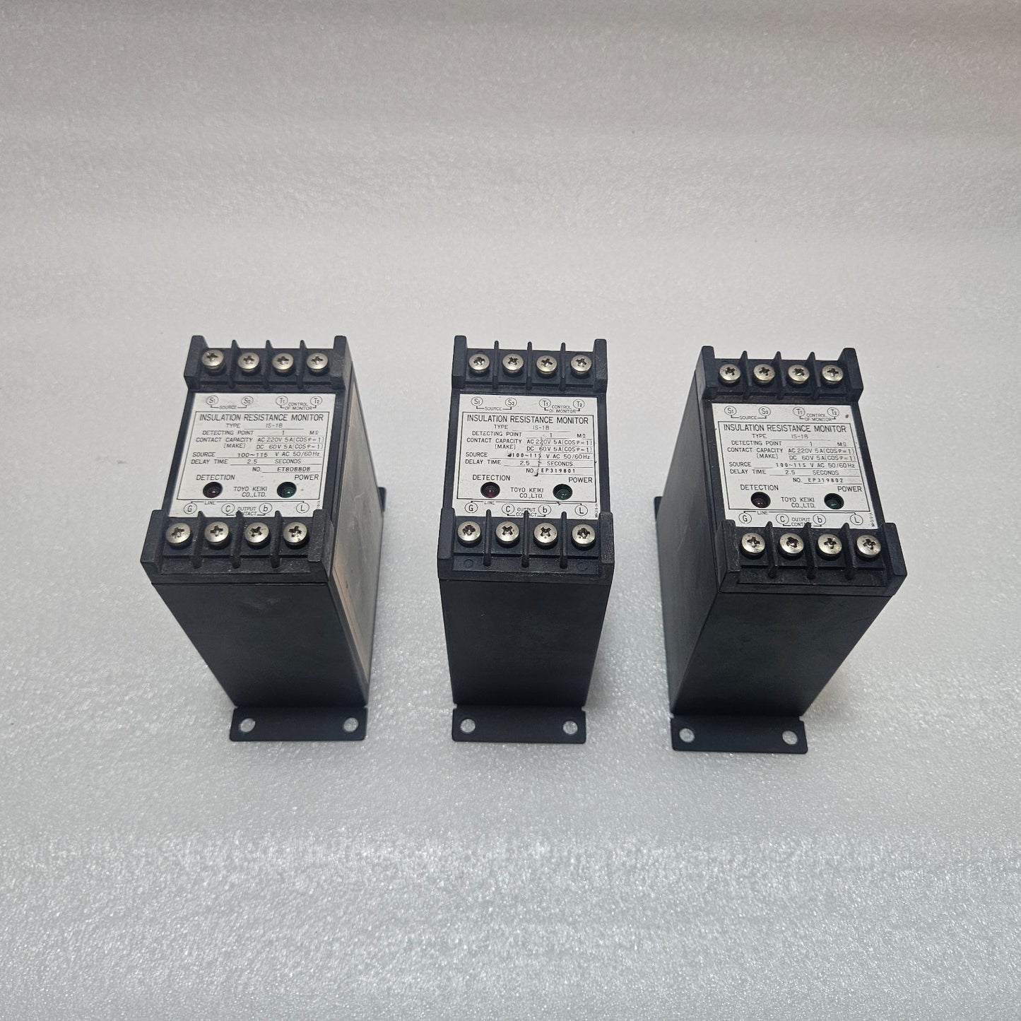 TOYO KEIKI IS-1B INSULATION RESISTANCE MONITOR 100–115VAC 1MΩ