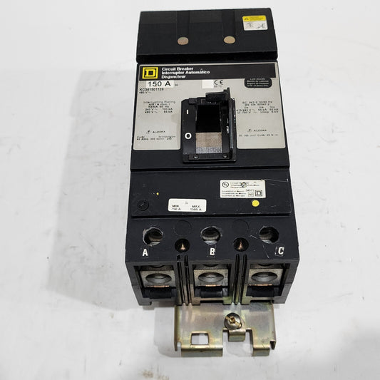SQUARE D KC341501139 MOLDED CASE CIRCUIT BREAKER 150A 480V