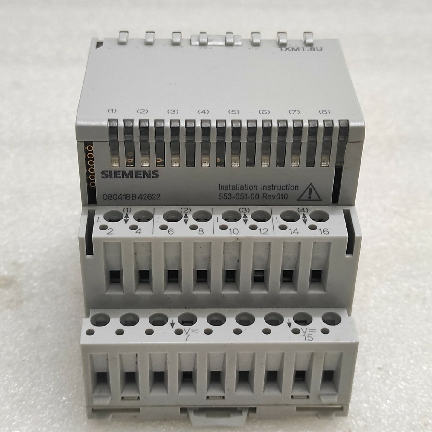 SIEMENS TXM1.8U 8-CH UNIVERSAL I/O MODULE