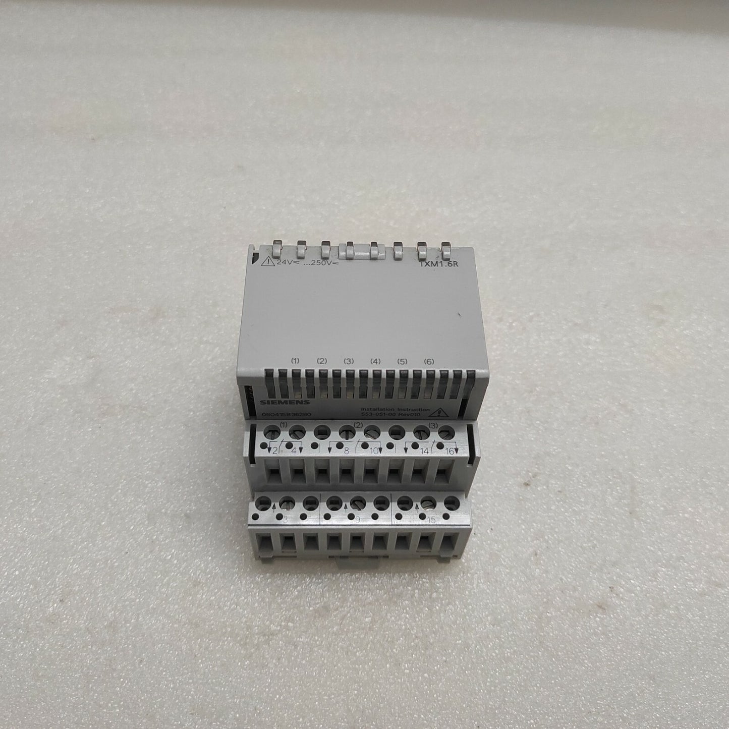 SIEMENS TXM1.6R TX-I/O 6-CHANNEL DIGITAL OUTPUT MODULE