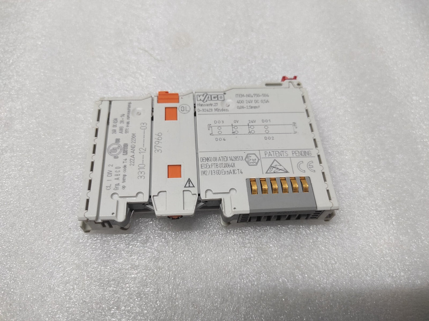 WAGO 750-504 DIGITAL OUTPUT MODULE