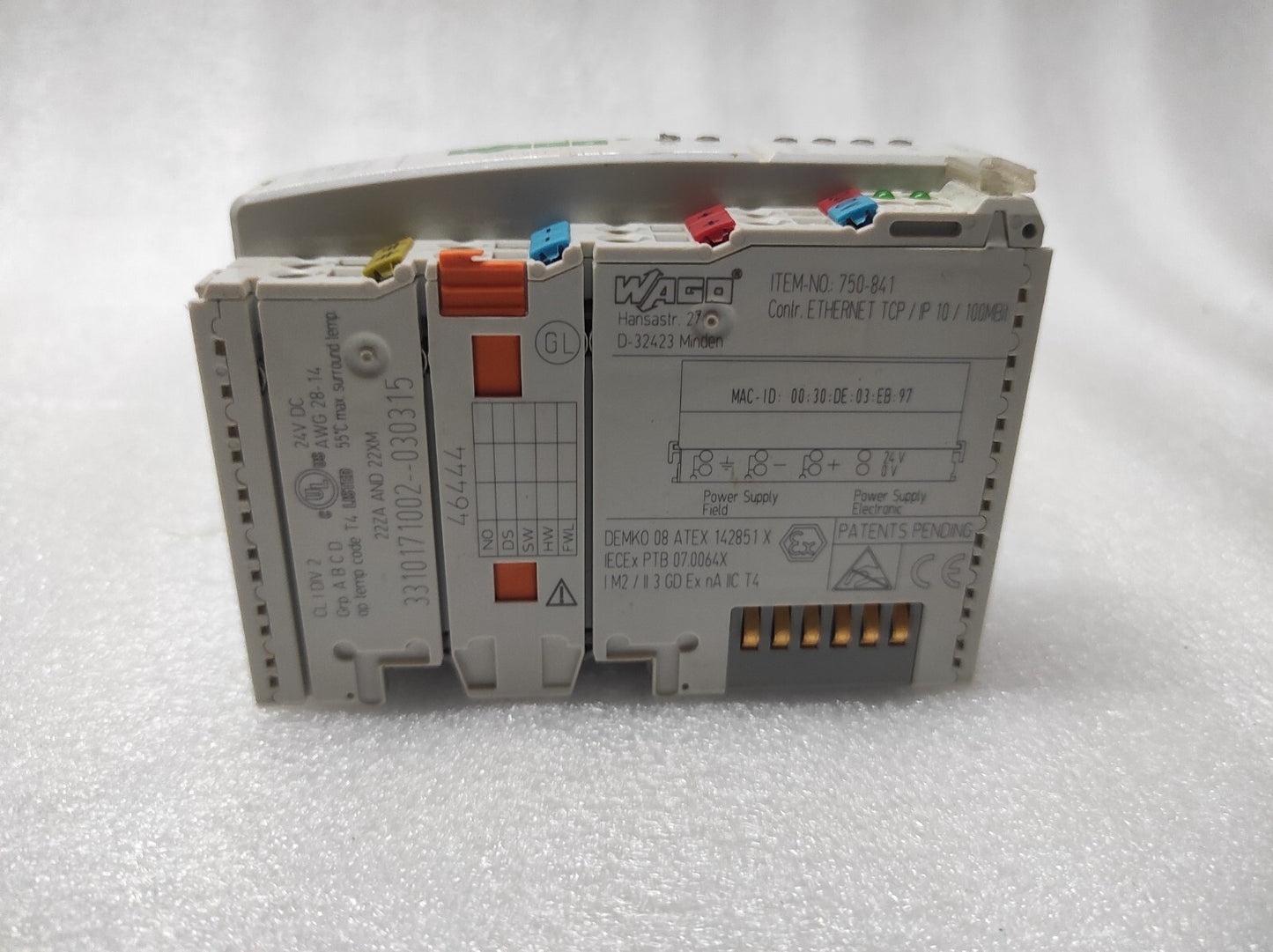 WAGO 750-841 ETHERNET SWITCH