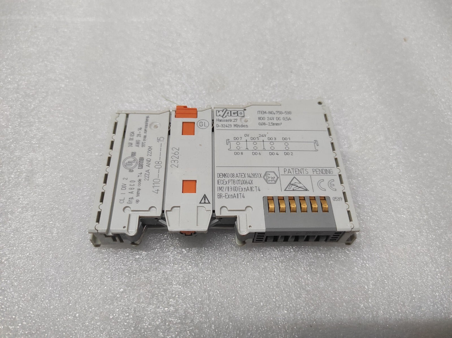 WAGO 750-530 DIGITAL OUTPUT MODULE
